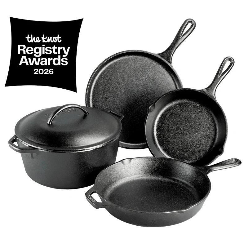 Seasoned Cast Iron 5 Piece Set